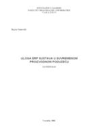 prikaz prve stranice dokumenta Uloga ERP sustava u suvremenom proizvodnom poduzeću