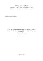 prikaz prve stranice dokumenta Principi strateškog planiranja IT usluga