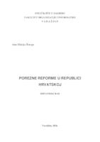 prikaz prve stranice dokumenta POREZNE REFORME U REPUBLICI HRVATSKOJ
