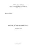 prikaz prve stranice dokumenta Digitalna transformacija