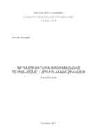 prikaz prve stranice dokumenta Infrastruktura informacijske tehnologije i upravljanje znanjem