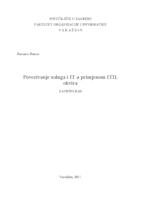 prikaz prve stranice dokumenta Povezivanje usluga i IT-a primjenom ITIL okvira