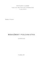 Poveznica na dokument Menadžment i poslovna etika