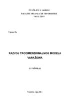 prikaz prve stranice dokumenta Razvoj trodimenzionalnog modela Varaždina