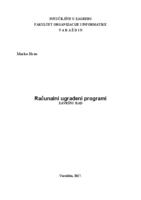 prikaz prve stranice dokumenta Računalni ugrađeni programi