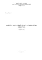 prikaz prve stranice dokumenta Primjena RFID tehnologije u transportnoj logistici