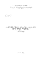 prikaz prve stranice dokumenta Metode i tehnike za poboljšanje organizacijskih procesa
