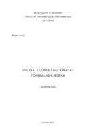 prikaz prve stranice dokumenta Uvod u teoriju automata i formalnih jezika