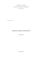 prikaz prve stranice dokumenta Proces pisanja projekata
