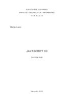 prikaz prve stranice dokumenta Javascript 3D