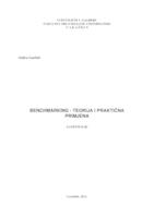 prikaz prve stranice dokumenta Benchmarking - teorija i prakticna primjena