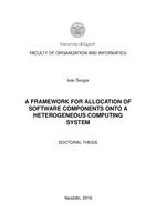 prikaz prve stranice dokumenta A framework for Allocation of Software Components onto a Heterogeneous Computing System