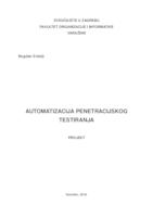 prikaz prve stranice dokumenta Automatizacija penetracijskog testiranja