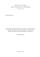 prikaz prve stranice dokumenta Analiza proizvodnih procesa u poduzeću koje se bavi proizvodnjom strojeva