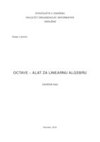 prikaz prve stranice dokumenta Octave - alat za linearnu algebru