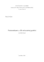prikaz prve stranice dokumenta Fotorealizam u 3D računalnoj grafici