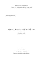 prikaz prve stranice dokumenta Analiza investicijskih fondova