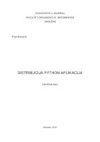 prikaz prve stranice dokumenta Distribucija Python aplikacija