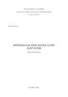 prikaz prve stranice dokumenta Integracija Web shopa s ERP sustavom