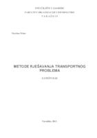 prikaz prve stranice dokumenta Metode rješavanja transportnog problema