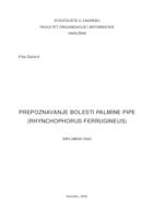 prikaz prve stranice dokumenta Prepoznavanje bolesti palmine pipe (Rhynchophorus ferrugineus)