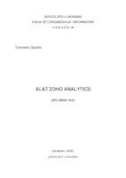 prikaz prve stranice dokumenta Alat Zoho Analytics