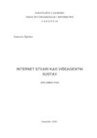 prikaz prve stranice dokumenta Internet stvari kao višeagentni sustav