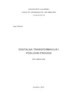 prikaz prve stranice dokumenta Digitalna transformacija i poslovni procesi