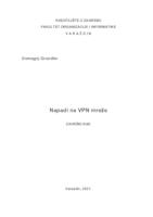 prikaz prve stranice dokumenta Napadi na VPN sustave