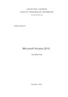 prikaz prve stranice dokumenta Microsoft Access 2019