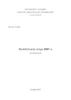 prikaz prve stranice dokumenta Redefiniranje uloge MMF-a