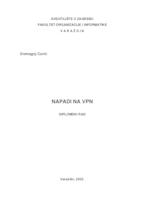 prikaz prve stranice dokumenta Napadi na VPN