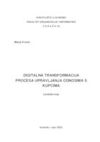 prikaz prve stranice dokumenta Digitalna transformacija procesa upravljanja odnosima s kupcima