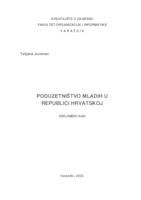 prikaz prve stranice dokumenta Poduzetništvo mladih u Republici Hrvatskoj