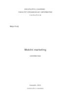 prikaz prve stranice dokumenta Mobilni marketing