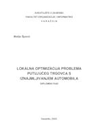 prikaz prve stranice dokumenta Lokalna optimizacija problema putujućeg trgovca s iznajmljivanjem automobila