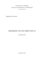 prikaz prve stranice dokumenta Sigurnost Active Directory-a