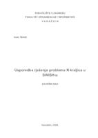 prikaz prve stranice dokumenta Usporedba rješenja problema N kraljica u SWISH-u