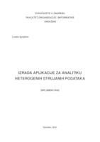 prikaz prve stranice dokumenta Izrada aplikacije za analitiku heterogenih strujanih podataka