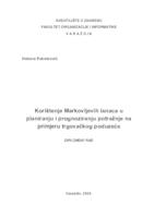 prikaz prve stranice dokumenta Korištenje Markovljevih lanaca u planiranju i prognoziranju potražnje na primjeru trgovačkog poduzeća