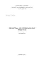 prikaz prve stranice dokumenta Industrija 4.0 i međunarodna trgovina