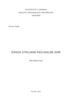 prikaz prve stranice dokumenta Izrada strujane računalne igre